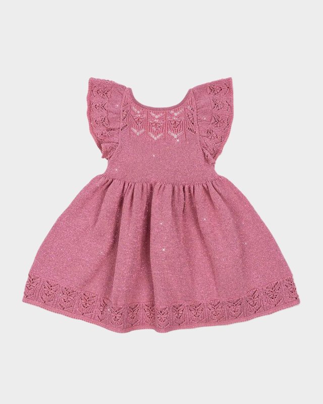 Girl's Cabby Knitted Dress, Size 2-8